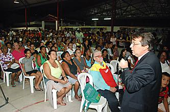 O prefeito do Recife, João da Costa, prestigiou o encontro