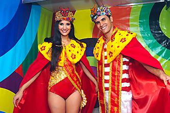 Mayara Menezes ( Rainha do Carnaval ) e Yuri Meneses (Rei) 