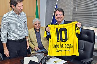 Prefeito recebe visita do presidente do Sport, Gustavo Dubeaux