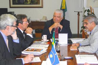 João da Costa reuniu-se com o ministro Marco Antonio Raupp